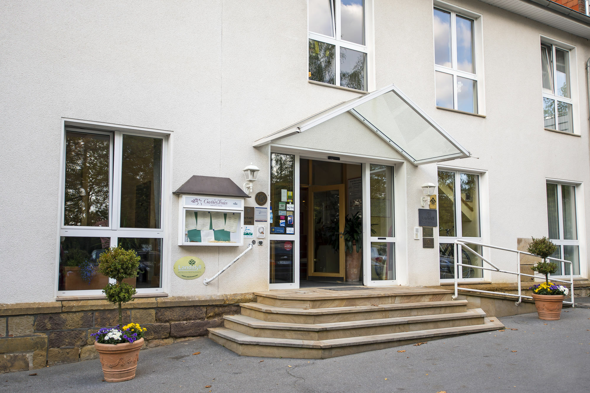 Landidyll Hotel Zum Freden Bad Iburg Exteriör bild